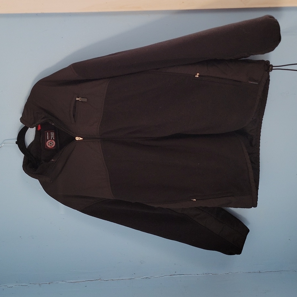 Arrow Black Fleece Men's Jacket Size XXL